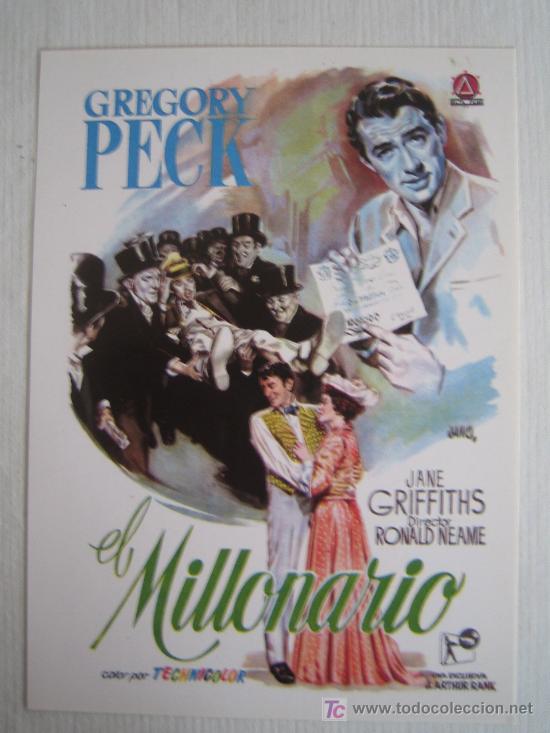 Cinema: El millonario - folleto reproduccion