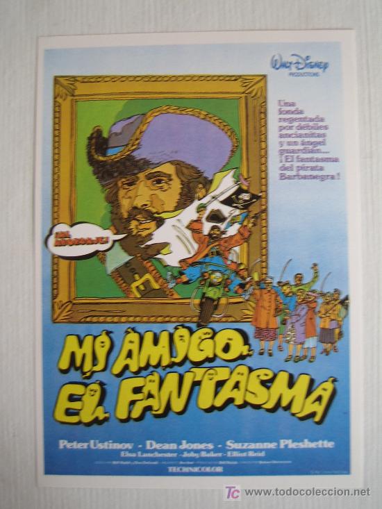 Kino: Mi amigo el fantasma - folleto reproduccion - walt disney peter ustinov