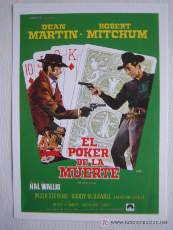 Cinema: El poker de la muerte - western - folleto reproduccion