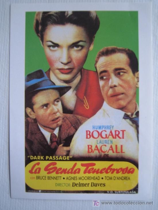 Kino: La senda tenebrosa - bogart - folleto reproduccion