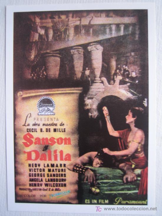 Kino: Sanson y dalila - folleto reproduccion