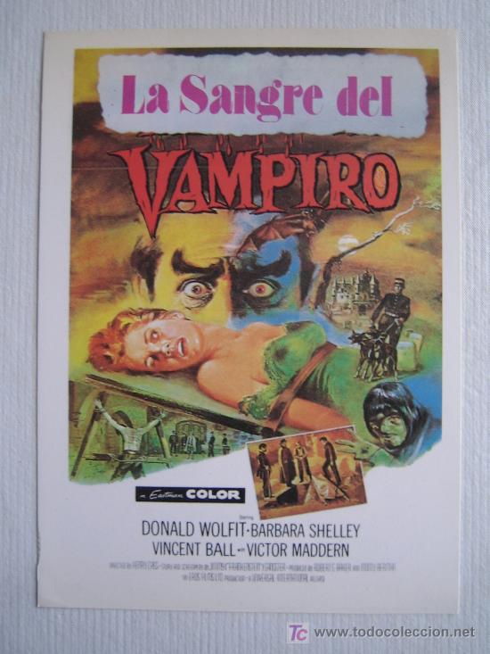 Kino: La sangre del vampiro - folleto reproduccion