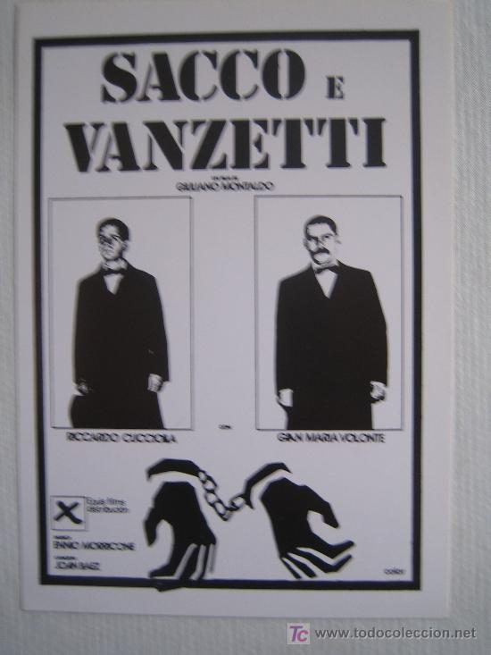 Kino: Sacco e vanzetti - folleto reproduccion