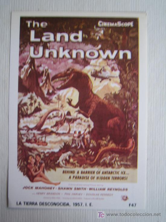 Kino: La tierra desconocida - folleto reproduccion - The Land Unknown   Jock Mahoney Shirley Patterson