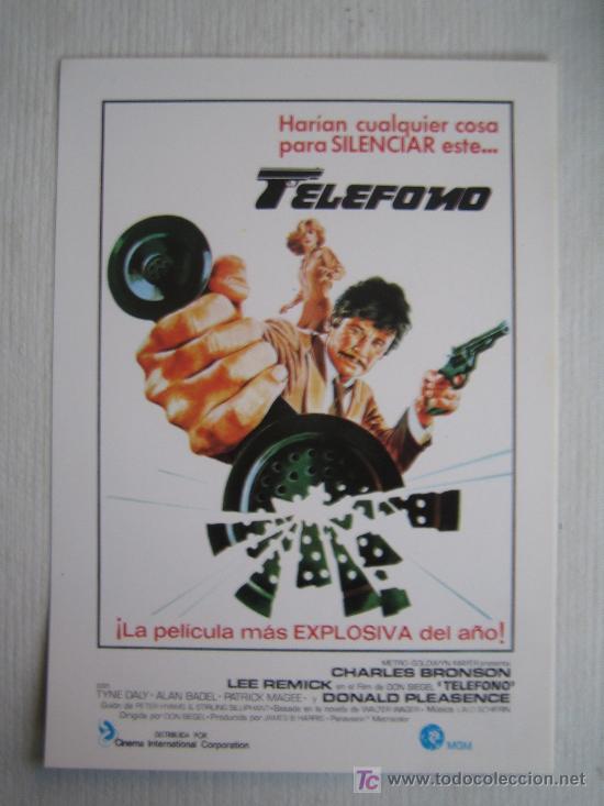 Kino: Telefono - folleto reproduccion - charles bronson