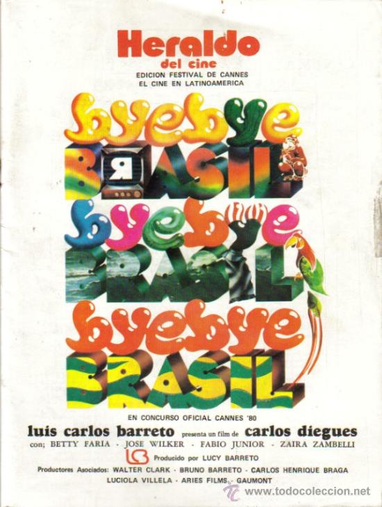Cinema: HERALDO DEL CINE EDICION FESTIVAL DE CANNES EL CINE EN LATINOAMERICA 1980 N&ordm;2528 (BETTY FARIA +