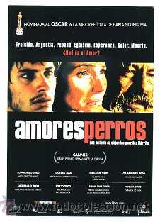 Kino: AMORES PERROS.