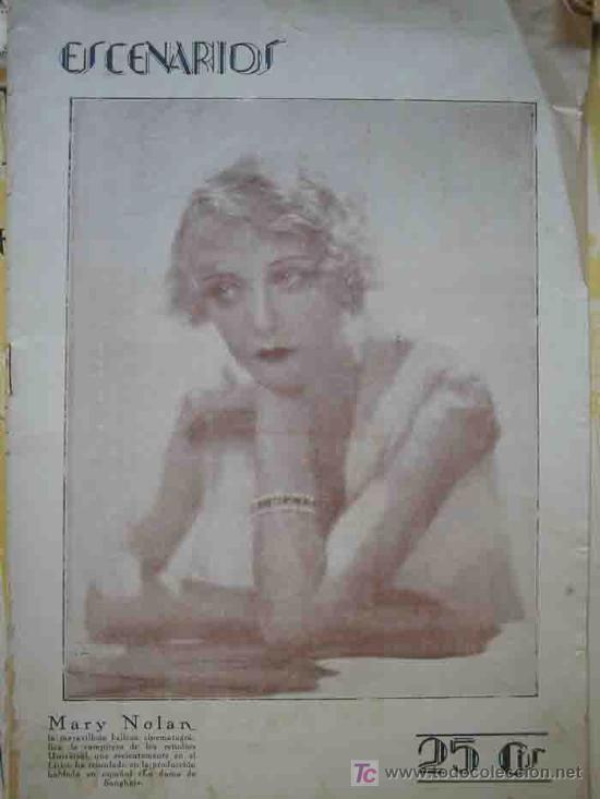 Cinema: ESCENARIOS. Revista Cinematogr&aacute;fica y Dem&aacute;s Espect&aacute;culos n&ordm;108. 30 julio 1930 Valencia