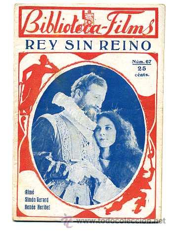 Cinema: REY SIN REINO. NOVELILLA.