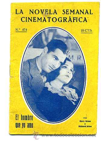 Cine: EL HOMBRE QUE YO AMO. NOVELILLA.