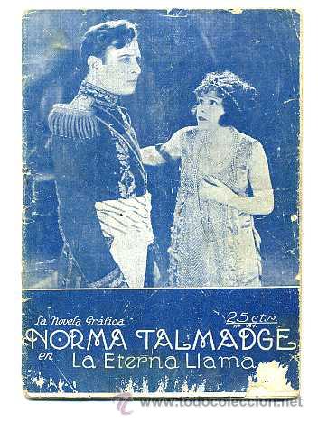 Cine: LA ETERNA LLAMA,  NOVELILLA. - Foto 1
