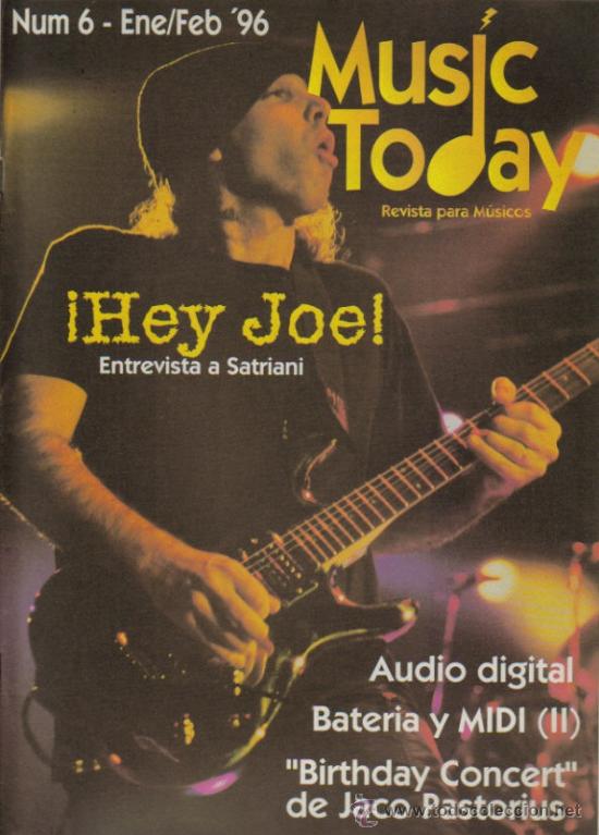 Kino: MAGAZINE MUSIC TODAY 1996 N&ordm;6 (JOE SATRIANI)