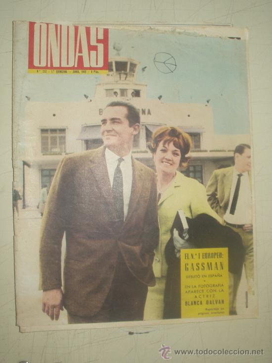 Cine: ONDAS - NUMERO 252 - JUNIO 1963 VITORIO GASSMAN - Foto 1