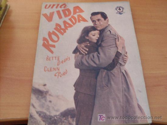 Cine: UNA VIDA ROBADA ( BETTE DAVIS / GLENN FORD ) (COM22) - Foto 1