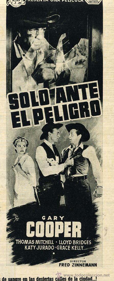 Kino: SOLO ANTE EL PELIGRO 1953 RETAL REVISTA