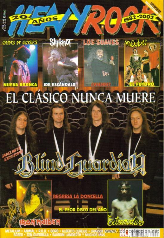 Cinema: MAGAZINE HEAVY ROCK 2002 N&ordm;222 SPAIN