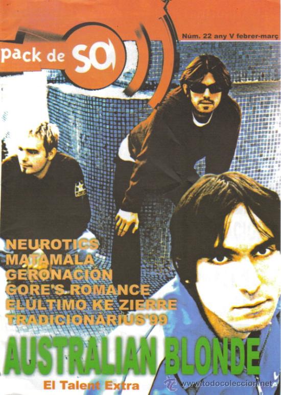 Cinema: MAGAZINE PACK DE SO (AUSTRALIAN BLONDE) 1995 N&ordm;22 SPAIN