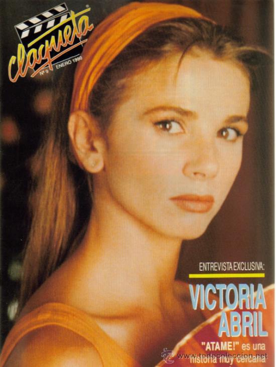 Cinema: MAGAZINE CLAQUETA (VICTORIA ABRIL) 1990 N&ordm;9 SPAIN