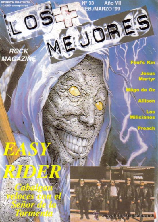 Cinema: MAGAZINE LOS + MEJORES (EASY RIDER) 1999 N&ordm;33 SPAIN