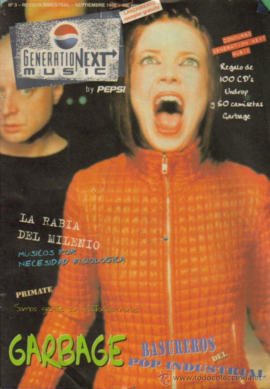 Cinema: MAGAZINE GENERATION MUSIC (GARBAGE) 1998 N&ordm;3 SPAIN
