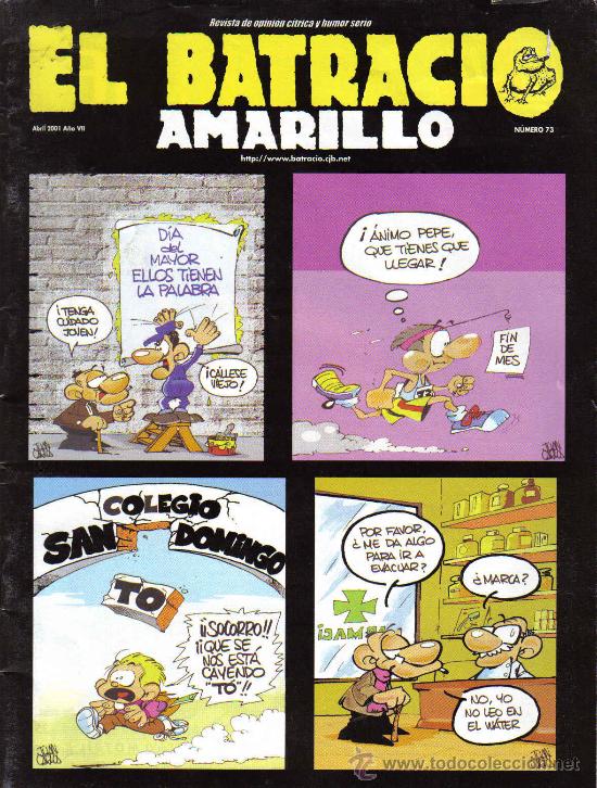 Cinema: MAGAZINE EL BATRACIO AMARILLO 2001 N&ordm;73 SPAIN