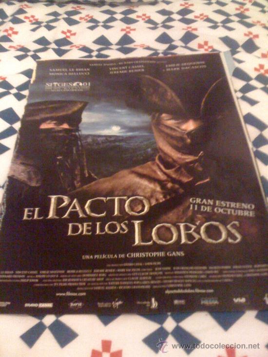 el pacto de los lobos', con monica bellucci. r - Buy Reproductions of movie  posters and flyers on todocoleccion