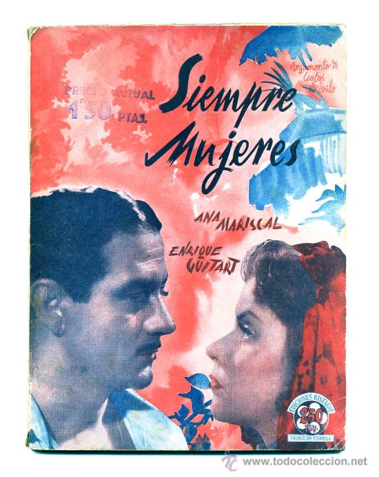 Cine: SIEMPRE MUJERES, con Ana Mariscal.  NOVELILLA.