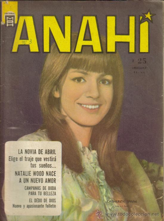 Cinema: MAGAZINE ANAHI (CATHERINE SPAAK) 1965 N&ordm;408 ARGENTINA
