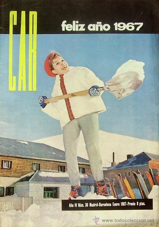 Cinema: MAGAZINE CAR (FELIZ A&Ntilde;O 1967) N&ordm;36 SPAIN