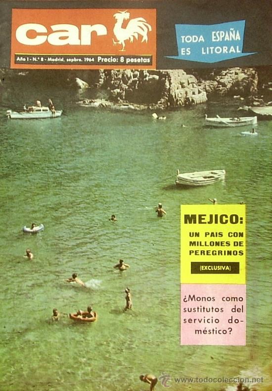 Cinema: MAGAZINE CAR (TODA ESPA&Ntilde;A ES LITORAL) 1964 N&ordm;8 SPAIN