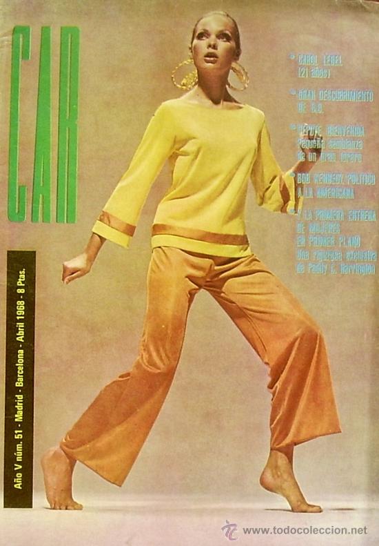 Cinema: MAGAZINE CAR (CAROL LEBEL) 1968 N&ordm;51 SPAIN