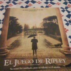 Cine: 'EL JUEGO DE RIPLEY', CON JOHN MALKOVICH. RECORTE DE PRENSA.. Lote 17511574