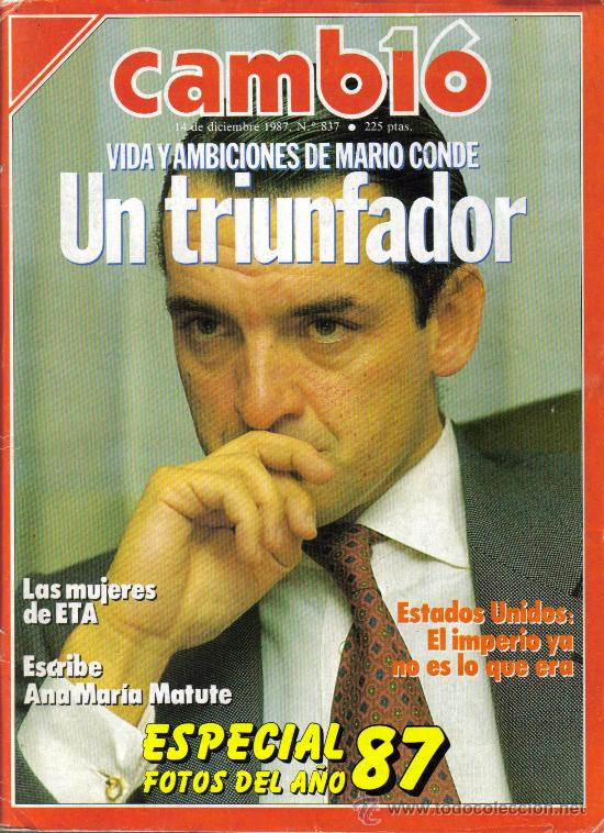 Cin&eacute;ma: MAGAZINE CAMB16 1987 N&ordm;837 SPAIN