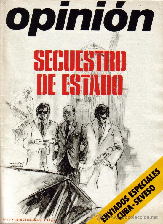 Cine: MAGAZINE OPINION (SECUESTRO DE ESTADO) 1976 N&ordm;11 SPAIN