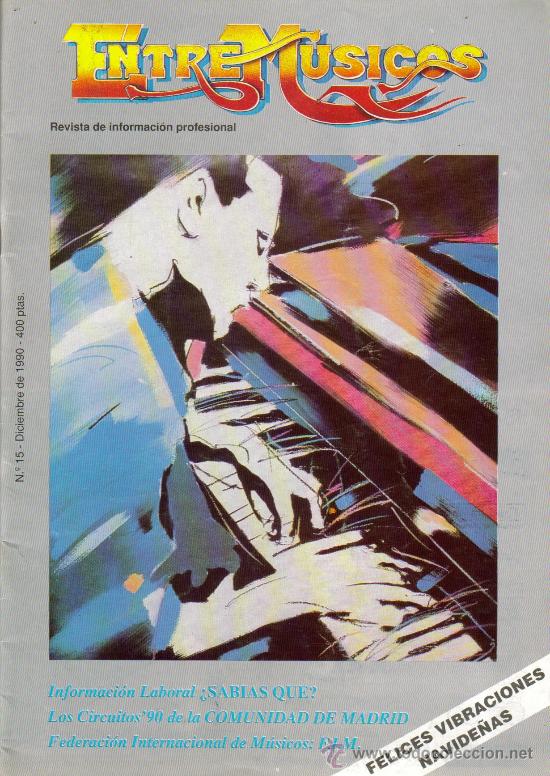 Cine: MAGAZINE ENTREMUSICOS 1990 N&ordm;15 SPAIN