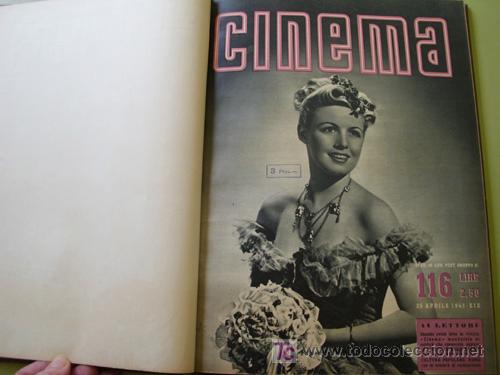 Cinema: CINEMA Quindicinale di divulgazione cinematografica. 1941. N&ordm; 116, 130, 108. Dir: MUSSOLINI Vittorio