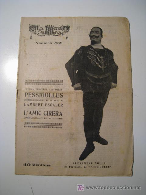 Cinema: LA ESCENA CATALANA: PESSIGOLLES - LAMBERT ESCALER