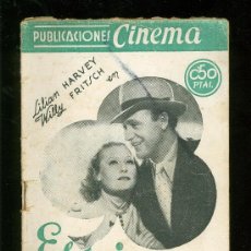 Cine: PUBLICACIONES CINEMA. EL TRIO DE LA FORTUNA. Nº 28. LILIAN HARVEY. WILY FRITSCH. 