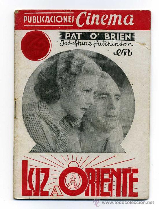 Cine: LUZ A ORIENTE, con Pat Obrien. - Foto 1
