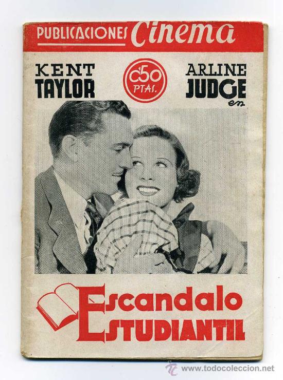 Kino: ESCANDALO ESTUDIANTIL, con Kent Taylor.