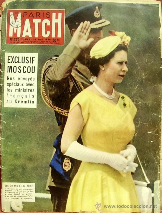 Kino: MAGAZINE PARIS MATCH 1956 N&ordm;372 (FRANCE)