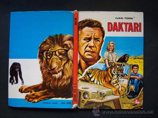 Cinema: Daktari. Tomo en tapa dura ilustrado a todo color. Papel de grueso gramaje. Serie TV