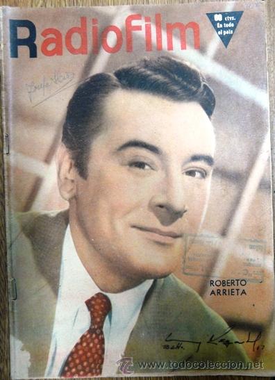 Cinema: RADIOFILM TAPA ROBERTO ARRIETA - JUNIO DE 1951 - NOTICIAS DE LA RADIO Y EL CINE - JOYITA