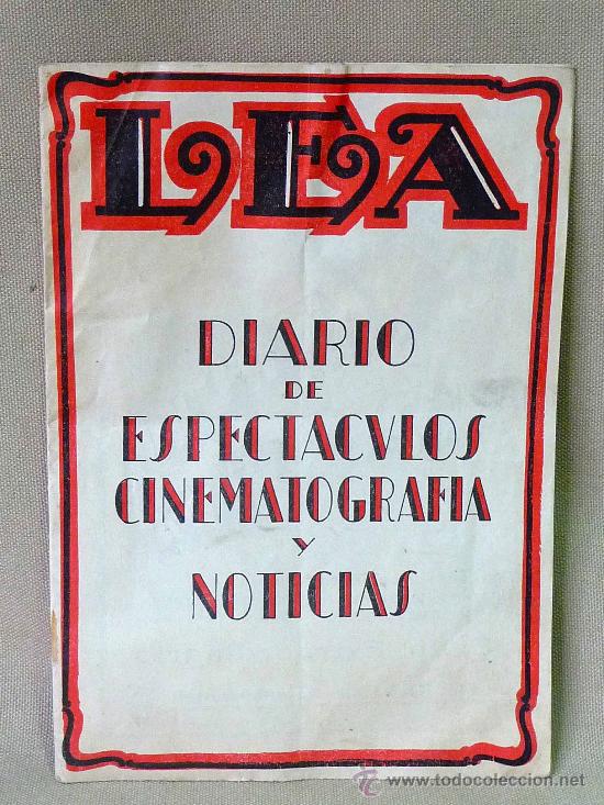 Cin&eacute;ma: REVISTA CINE, LEA, PUBLICACIONES LEA, N&ordm;3405 BARCELONA,