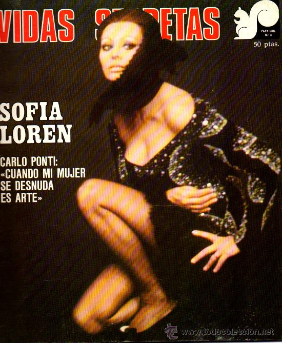 Cine: Sofia Loren n&ordm; 4 Vidas secretas. Colec. Play girl