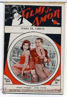 Cinema: PASA EL CIRCO, con Joan Peers. NOVELILLA.