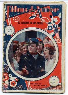 Cinema: EL TENIENTE DE LOS BESOS, con Herman Thiming. NOVELILLA, N&ordm; 329.