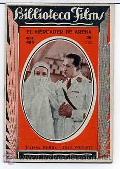 Cinema: EL MERCADER DE ARENA, con Kaissa Robba. NOVELILLA, N&ordm; 455.