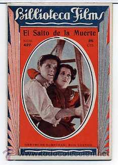 Cinema: EL SALTO DE LA MUERTE, con Hug Trevor. NOVELILLA, N&ordm; 427.