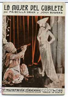 Cinema: LA MUJER DEL CUBILETE, con Priscilla Dean. NOVELILLA, N&ordm; 69.